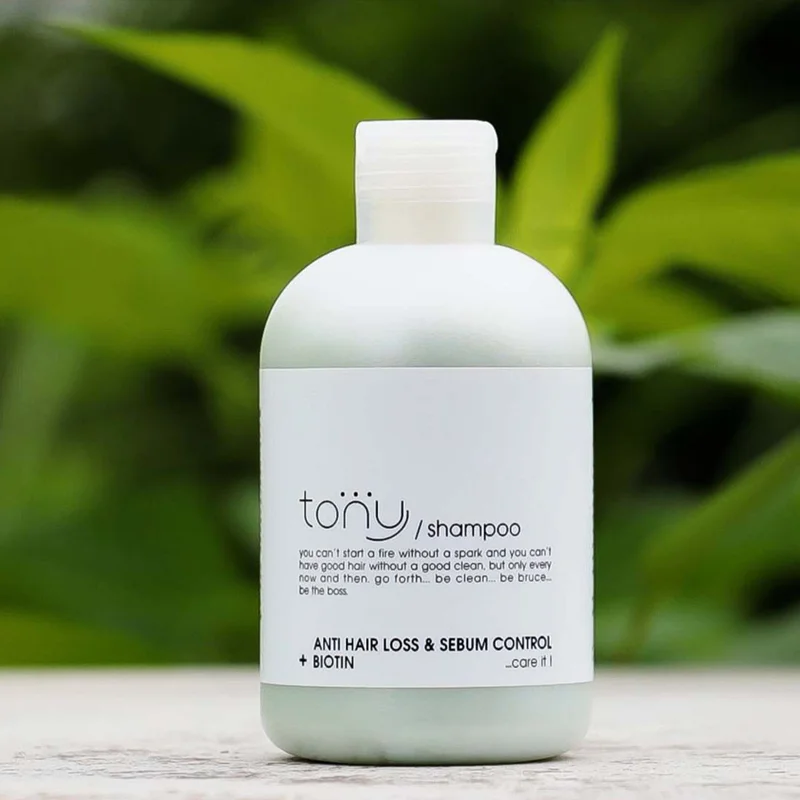 شامپوی کنترل ریزش مو و تنظیم چربی پوست سر تونی / tony